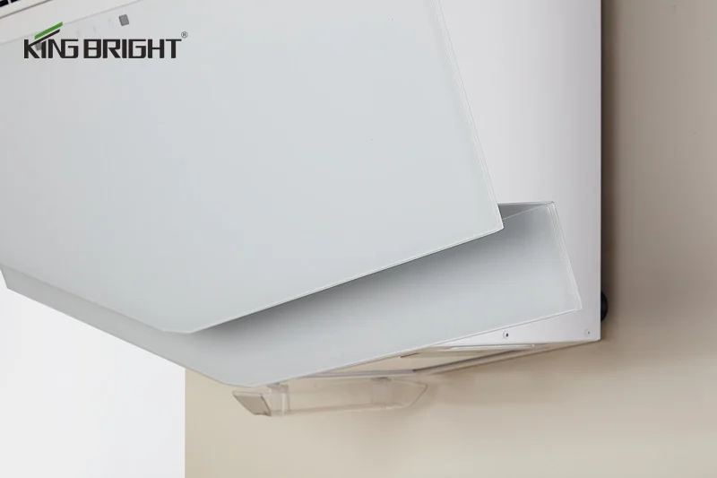 90cm Shield Shape Electric Kitchen Extractor Hood Wall-Mounted Chimney Range Hood for Household Use