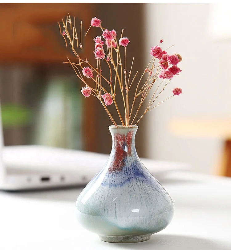 Special Design Style of  Glazed Decorative Modern Floral Vase for Home Decor Living Room Centerpieces and Events