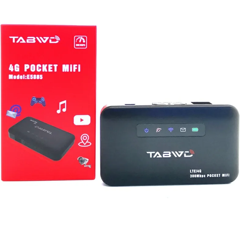 Универсальный TABWD E5885 4G LTE Карманный Wi-Fi мини-маршрутизатор 4G маршрутизатор беспроводной карман Wifi Router300Mbps VS MF6875