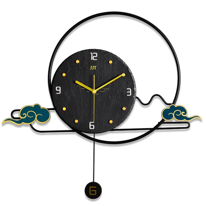 
JJT New Modern Style creative wall clock sitting room fashion household decoration wall watches for Decoracion del hogar 
