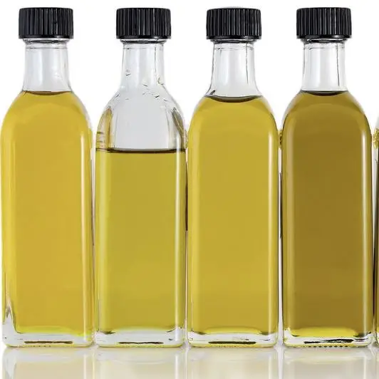 Food Grade 100ml 250ml 500ml 750ml 1L Empty Square Dark Green Marasca Cooking Olive Oil Glass Bottles