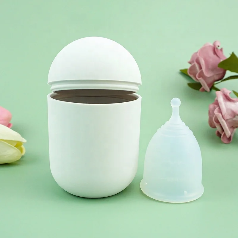 Custom Medical Grade Silicone Menstruation Reusable Copa Menstrual Cup Set