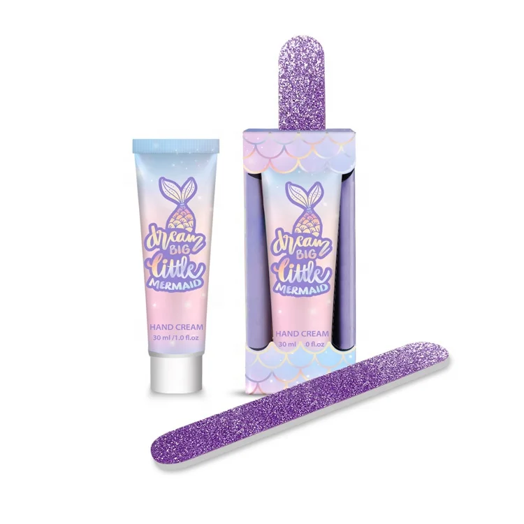 Wholesale High Quality Luxury Winter Perfume Cosmetic Hand Cream Lotion And Glitter Nail File Hand Care Individual Gift Set Pack