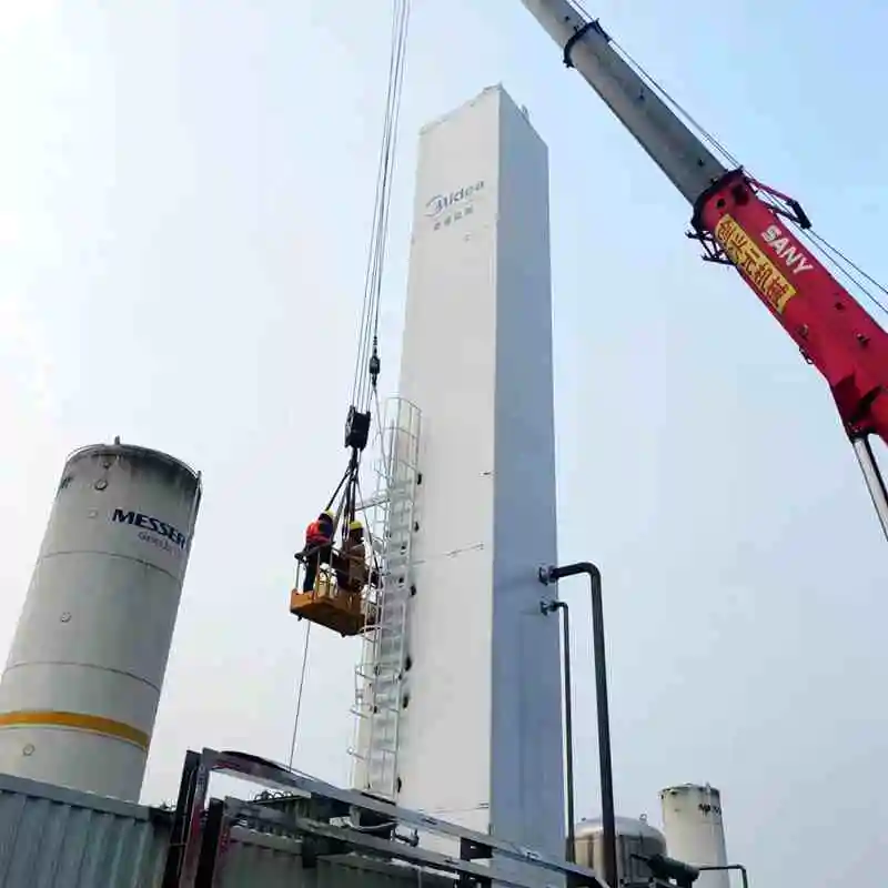 NUZHUO Liquid Nitrogen Oxygen Generator Oxygen Nitrogen Gas Making Machinery Cryogenic O2 N2 Oxygen Nitrogen Air Separation Unit