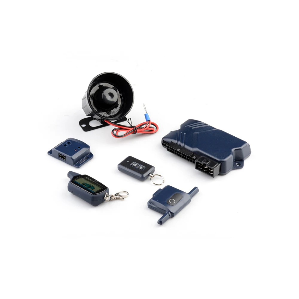 Противоугонный звуковой датчик движения приложения для смартфона двухсторонняя Автомобильная сигнализация удаленный запуск двигателя Автомобильная сигнализация