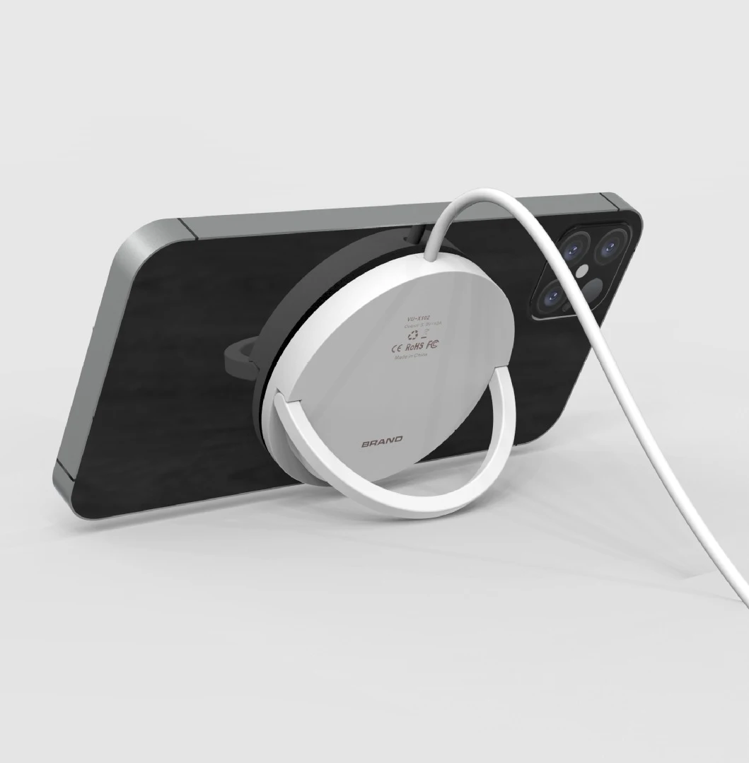  15w type c магнитное Беспроводное зарядное устройство с подставкой для iphone 12 pro
