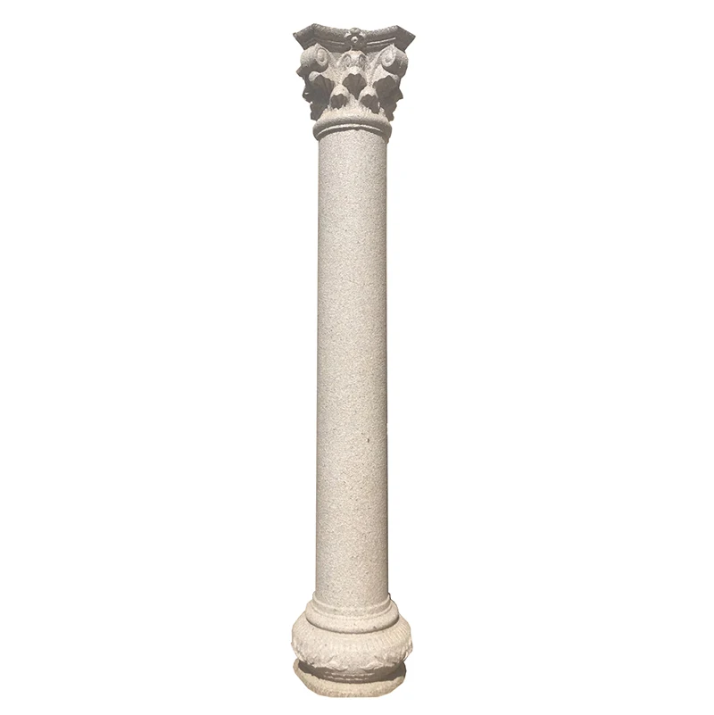 ABS plastic concrete plain pillar 25cm x 350cm roman column molds
