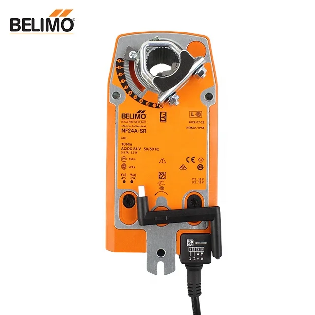 Switzerland BELIMO original NF24A-SR Rotary actuator fail-safe 10 Nm AC/DC 24 V 150 s IP54 Position feedback in stock  CE
