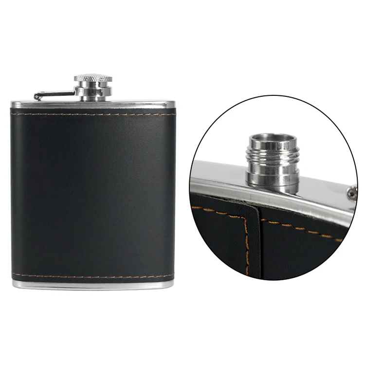 
August 2019 New Arrival Alcohol Accessories Hip Flask Leather, New Products 2019 Whiskey Liquor Gift Leather Hip Flask Holder 