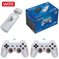 Y6 Game Stick 4K HD TV Retro Classic Video Game Console 64GB 10000 games 3D Gaming Console For PSP/N64