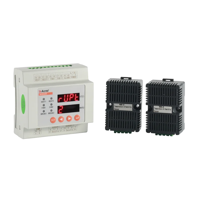 measure two channel temperature & humidity WHD20R-22 ACREL Din Rail Mounted Temperature & Humidity Controller