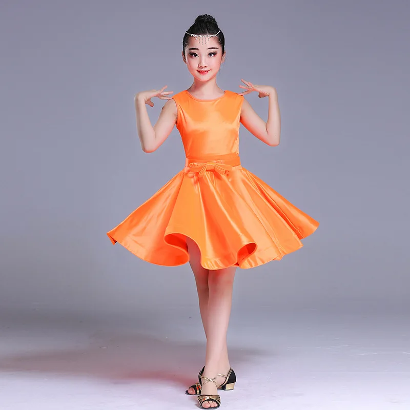 Girls Latin Rumba Samba Dance Dress Ballroom Dancewear