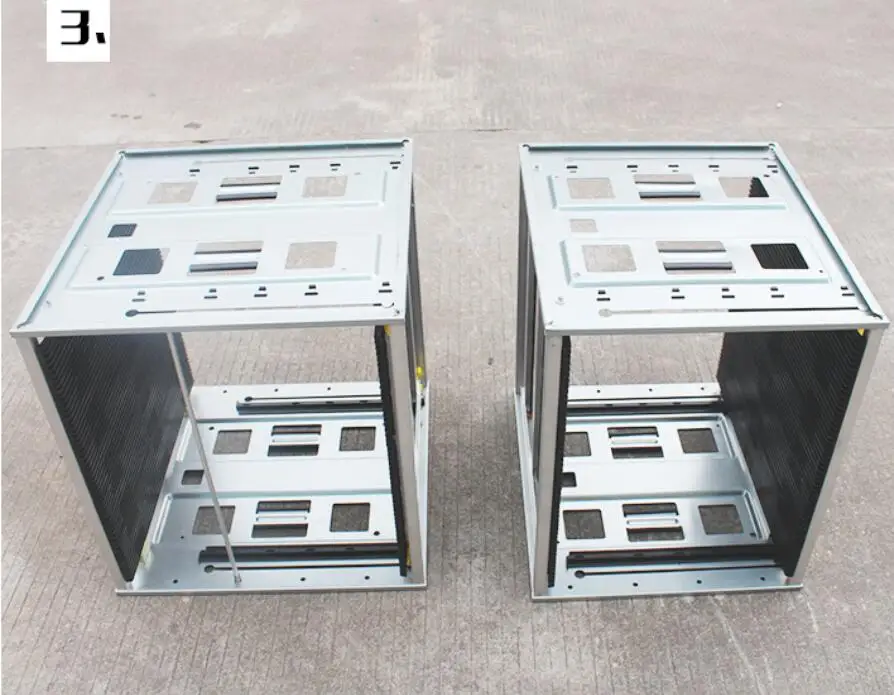 YP-F05 535*530*570mm SMT Magazine Rack/PCB ESD SMT Magazine Rack/Antistatic Metal Rack