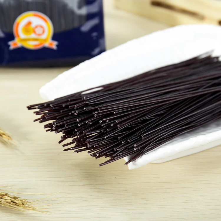 Chinese Factory Wholesale Low Fat Gluten Free Noodles Dried Black Rice Vermicelli