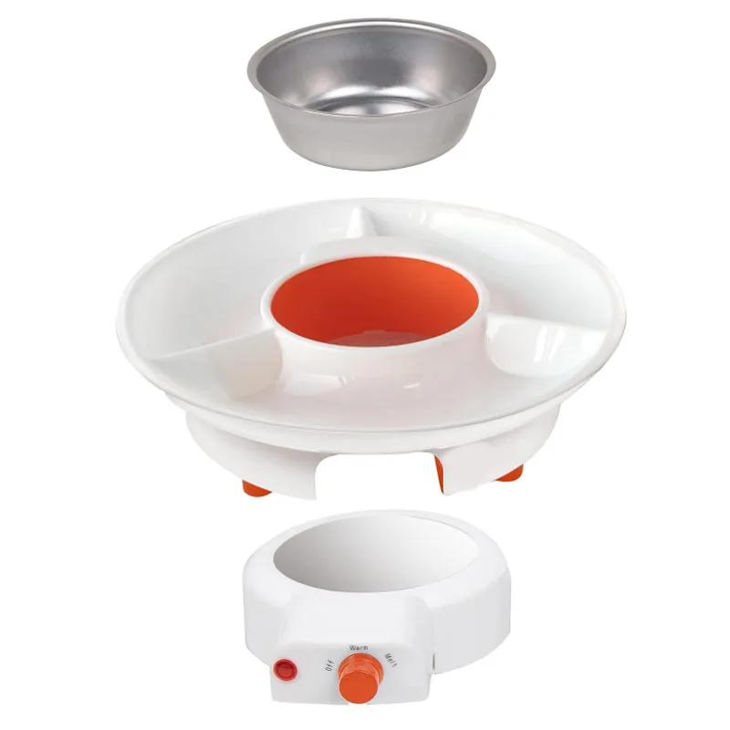 Electric Stainless Steel Chocolate & Cheese Fondue Pot Set for Melting Chocolate