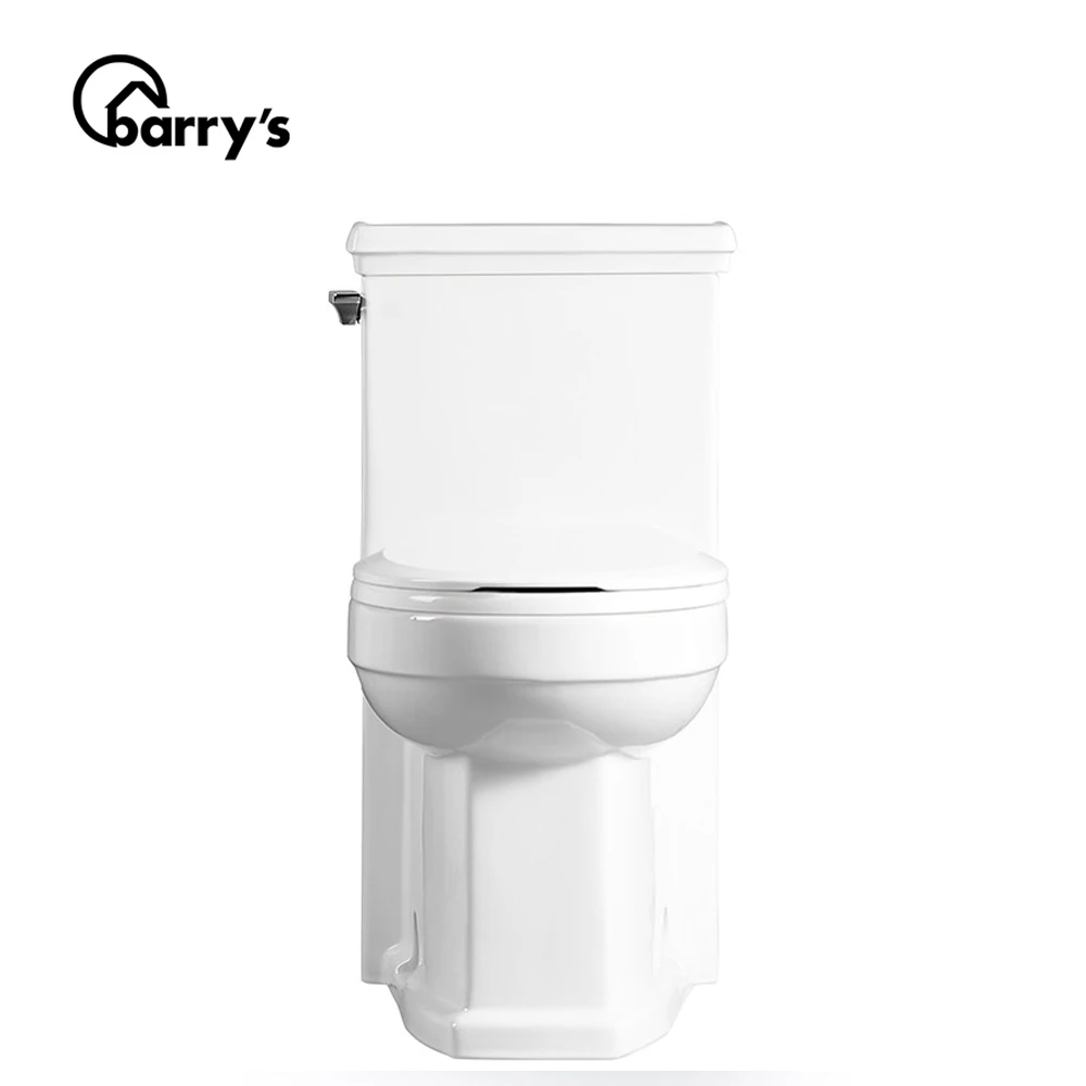 Wholesale chinese supplier siphon jet flushing one piece elegant design toilet