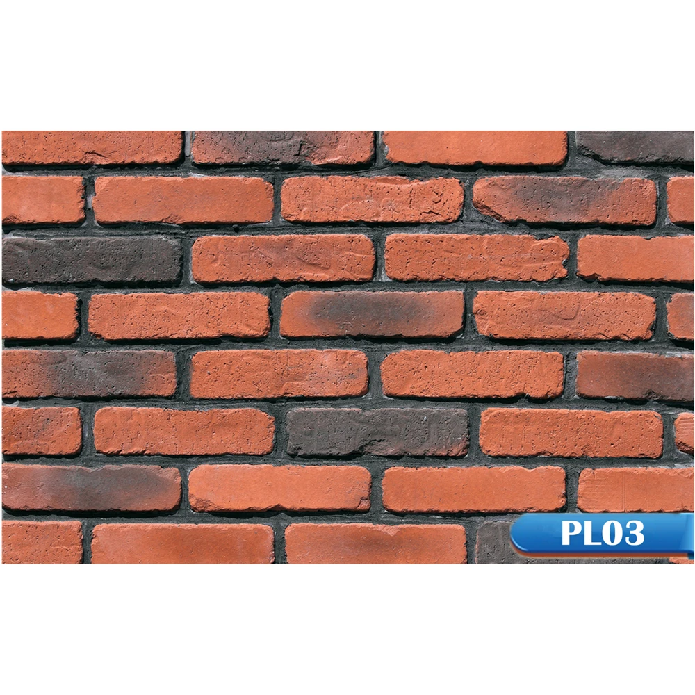 Elcorona PL02 Cement brick wall thin old brick fake wall bricks for wholesale