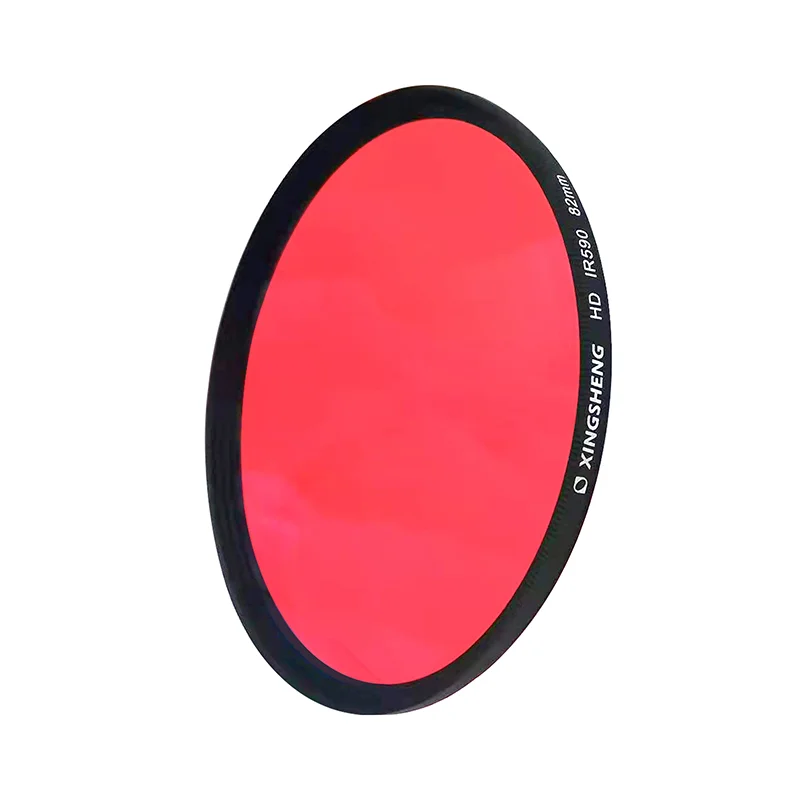 Hot Selling Camera Filter 77mm Ir Filter Narrow Band  Pass Optical Glass Infrared Filter