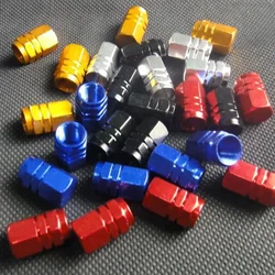 Factory Supply Car Tyre Valve Caps Wheel Valve Covers Zinc alloy Color Auto Tire Stems Air Valve Caps For Motor Bicycle