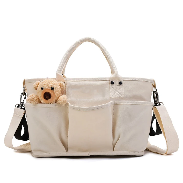 Amazon Wholesale Waterproof Outdoor Travel tote Mommy Baby Diaper Handbag Travel Trolley Maternity Mom small diaper Bag