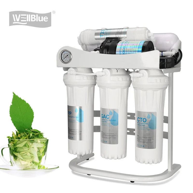Under Sink Kangen Water Filter 5 stage Reverse osmosis system water purifier  For Family Drinking