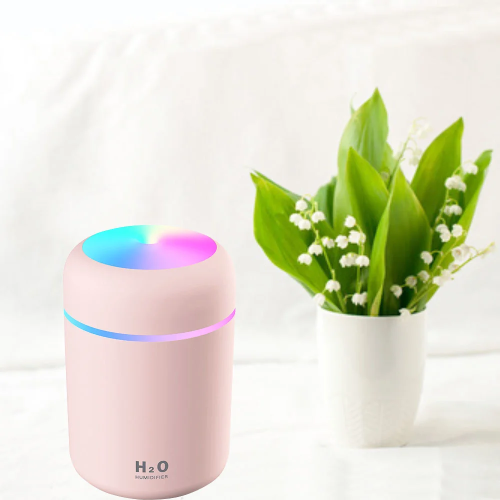 Portable Bottle Cool Mist Purifier Ultrasonic Atomization Mini USB Air Humidifier 300mL Air Cleaner