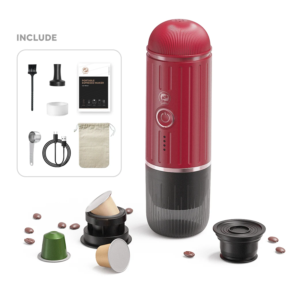 Handmade Outdoor Brew Capsule Electric Machine Travel Usb Mini Espresso Portable Coffee Maker