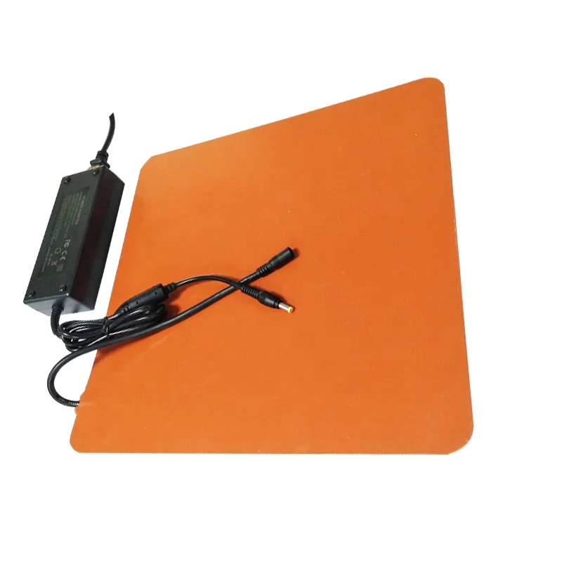 12V and 220V combined 350x350mm Silicone Hot Bed Heating Element for Pizza