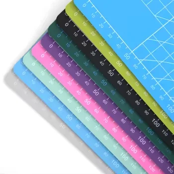 ZEQUAN Pvc Eco Friendly Cutting Mat Flexible Plastic A3 Large Cutting Mat Silicone Self Healing Cutting Mat