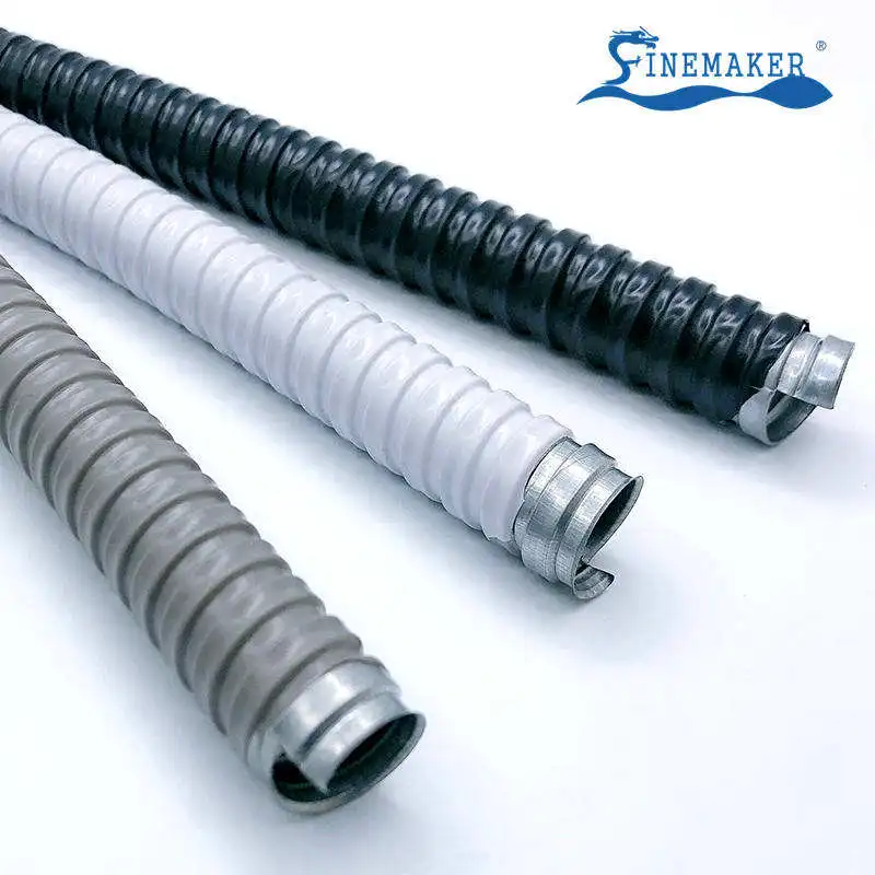 1' Waterproof Explosion Proof PVC Coated Metal Flexible Conduit For Cable Protection