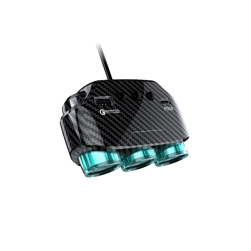 RONGXIANG CC-1422 CAR CHARGER Quik Phone Charger Usb Pd Car Phone Charger Adapter With Type C Port