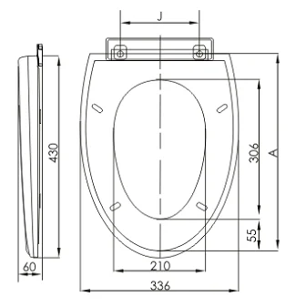 sanitary wc toilet seat quick release PP toilet seat cover with soft close by toilet seat factory
