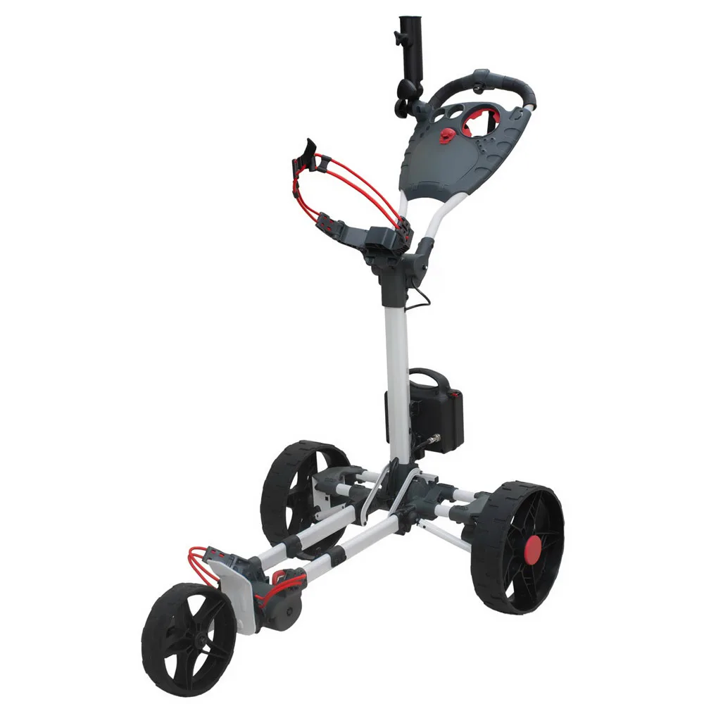 Flat Electric Golf Trolleys with Lithium Battery 36 Hole Remote Control Electric Golf Trolley 3 Wheels
