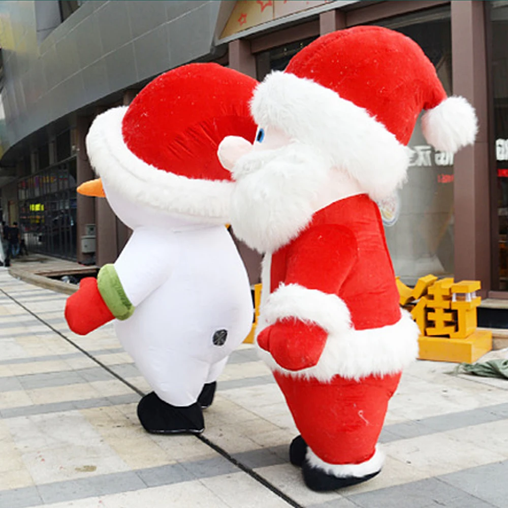 Advertising Adults Custom Made Used Cartoon Character Santa Claus Engrave Mascots Costumes for party