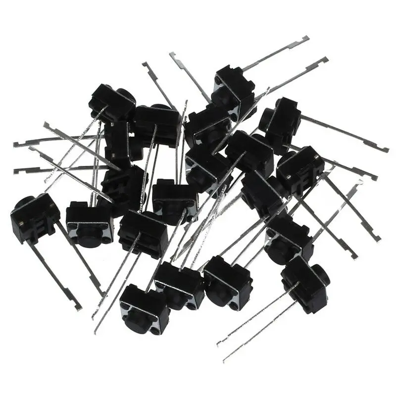 6X6 Square 2 Pin Tact Switch Tactile Push Button Switches manufacturers Pushbutton Micro For Remote