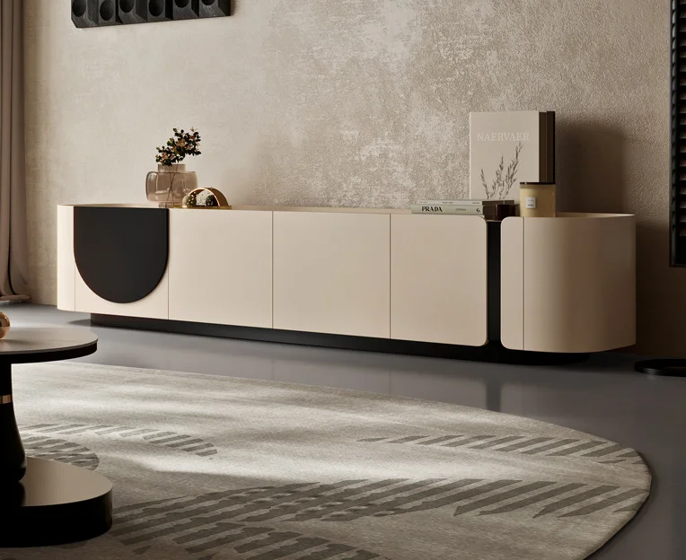 wholesale Living Room Furniture Modern Living wood Side Tea Table Home Furniture TV Cabinet Coffee Table black wood TV Stand set