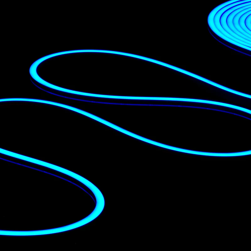 Custom Outdoor Neon Signage Led Neon Sign Waterproof IP67 Horizontally Bending LED Strip Lights Neon Flex 5m 50 meters RGB Strip