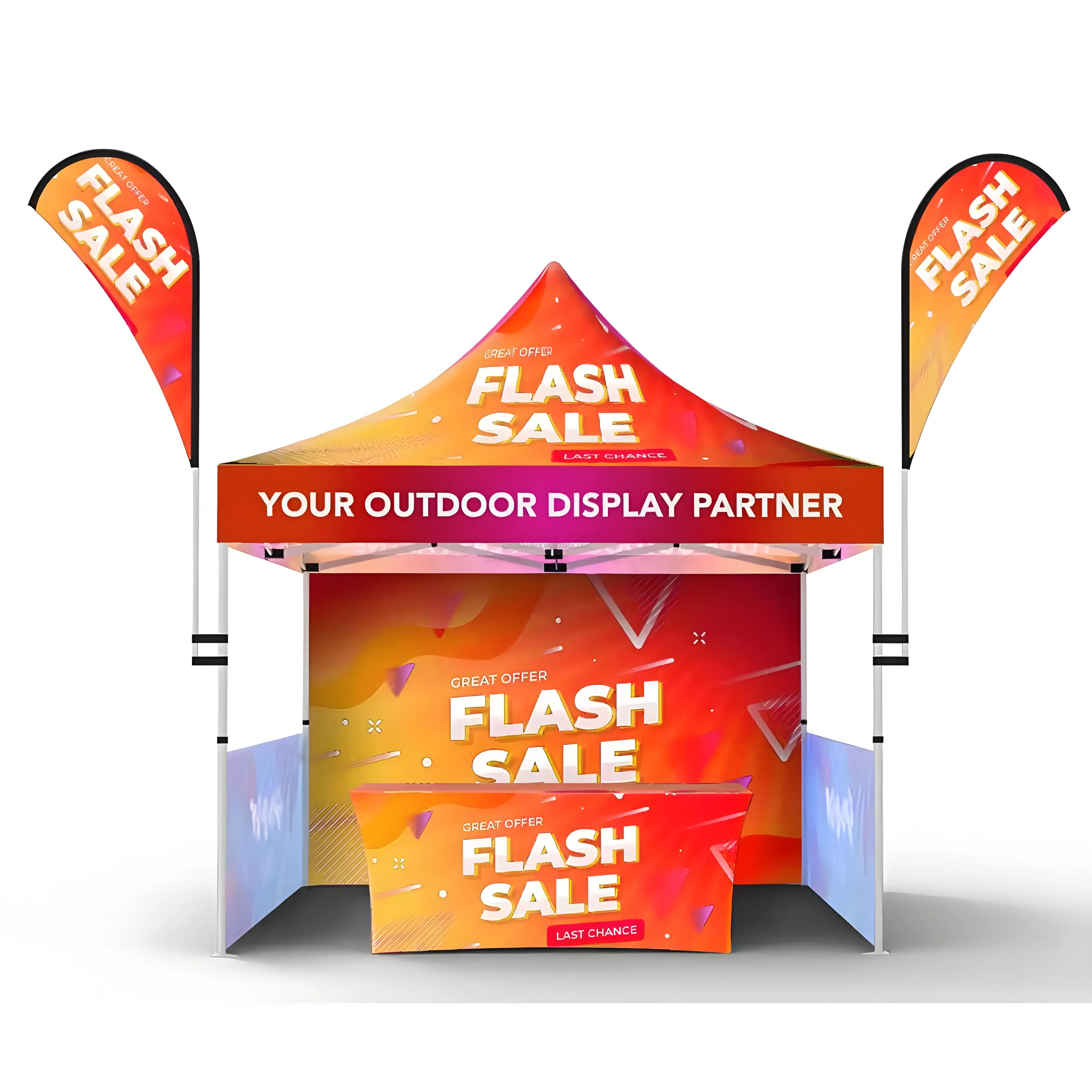 Goodluck easy folding tent pop up canopy tent 10x10 foldable canopy tent