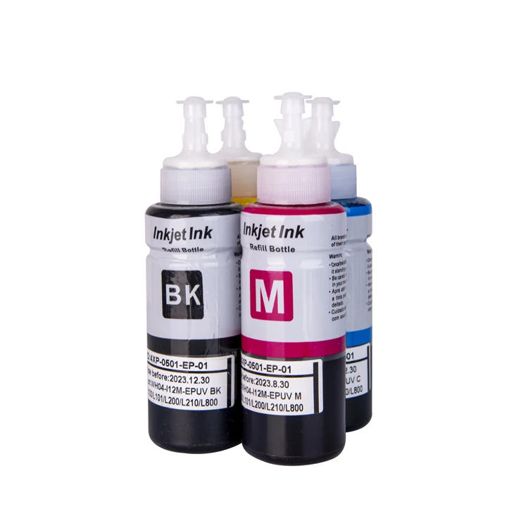 Высокое качество T6641 T6644 100% совместимые чернила для струйного принтера Epson L360 L350 L380