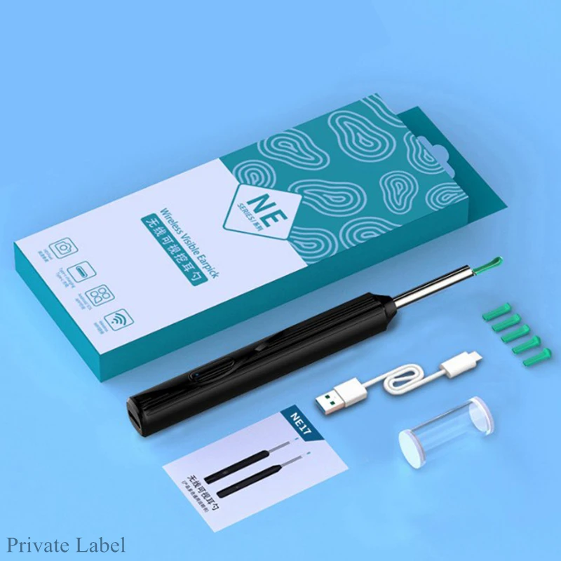 Многофункциональный Визуальный ушной пинцет с управлением через приложение Wi-Fi медицинский пятичувствительный орган устройство для осмотра носа