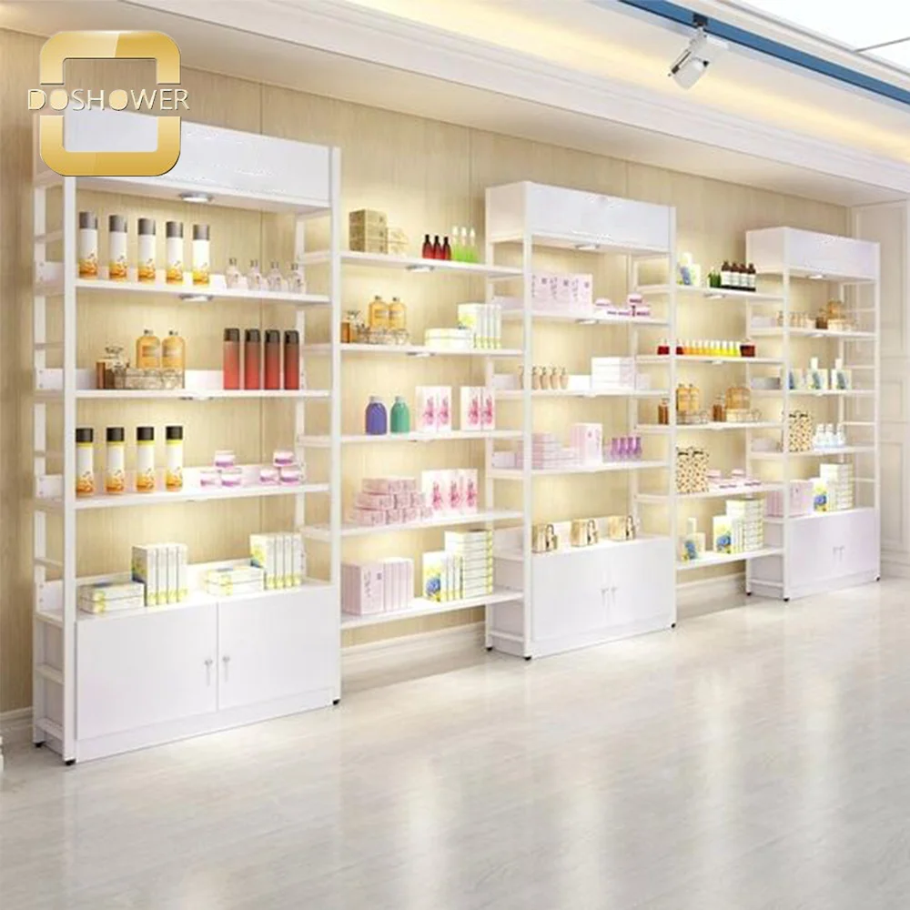 cosmetic display cabinet and showcase with customized design cosmetic showcase for exhibition cabinet case