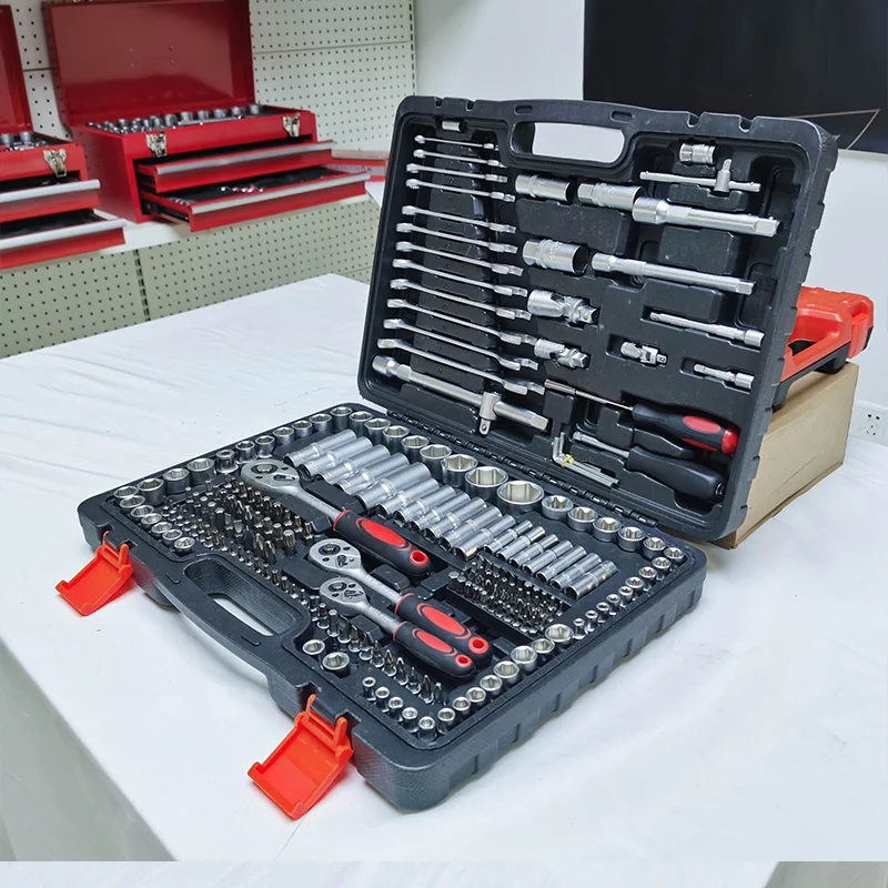 Professional 215pcs Mechanic Workshop Tool Set With Hand Tools