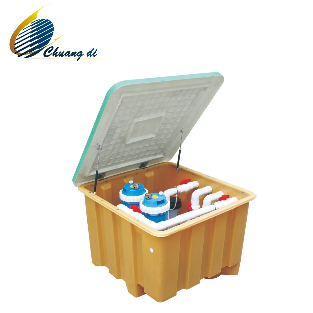 AQUA Swimming pool Under ground One Compact Filtration system for water treatment