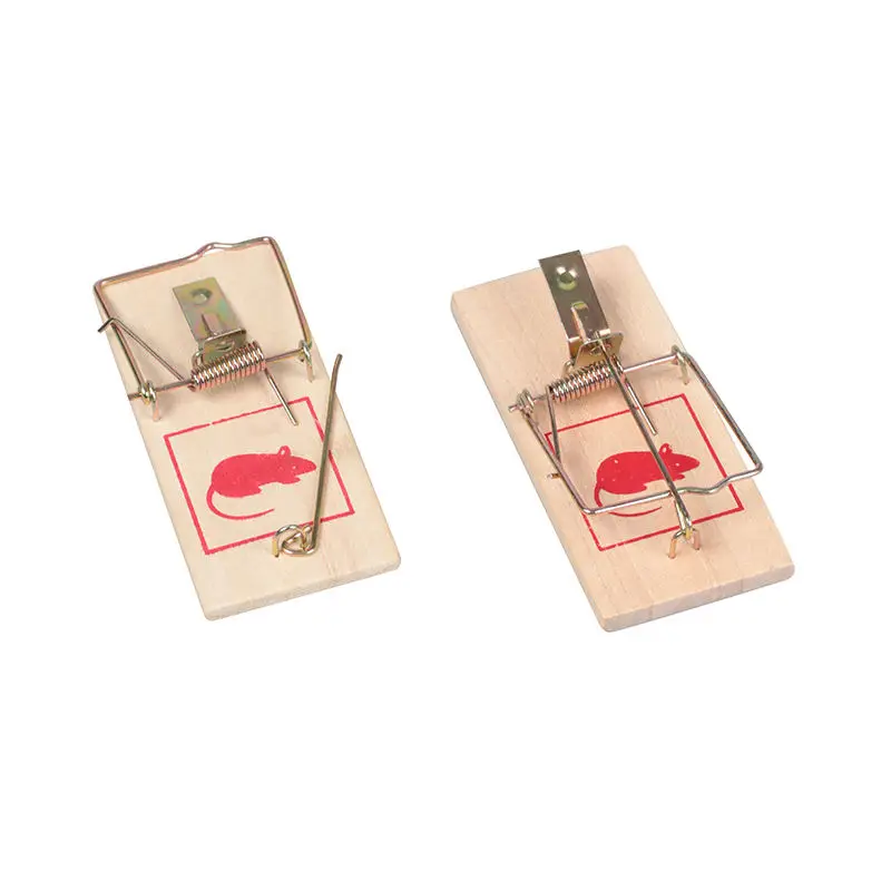 Pest Control Multi Catch Wood Durable Reusable Small Mouse Rat Mice Trap For Indoor Outdoor
