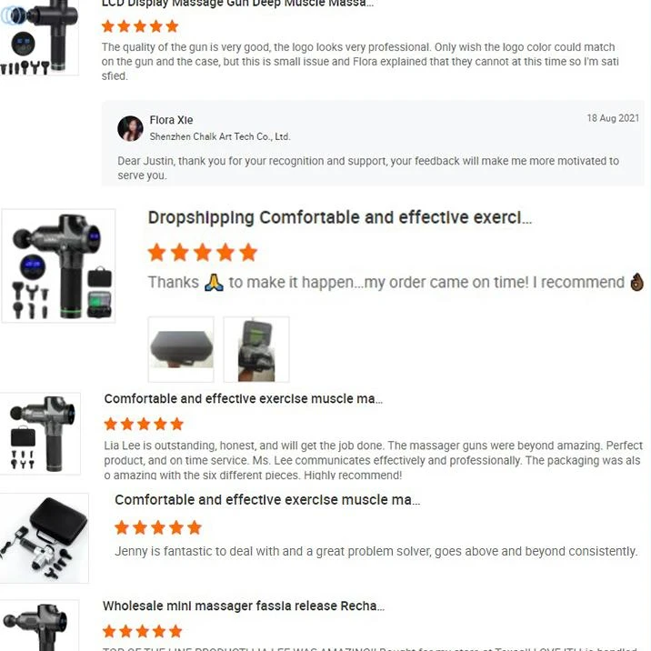 Beat Smart Brushless USB-C Muscle Massage Gun Deep Tissue Percussion Vibration Touch Screen Full Body Massager Massage Gun