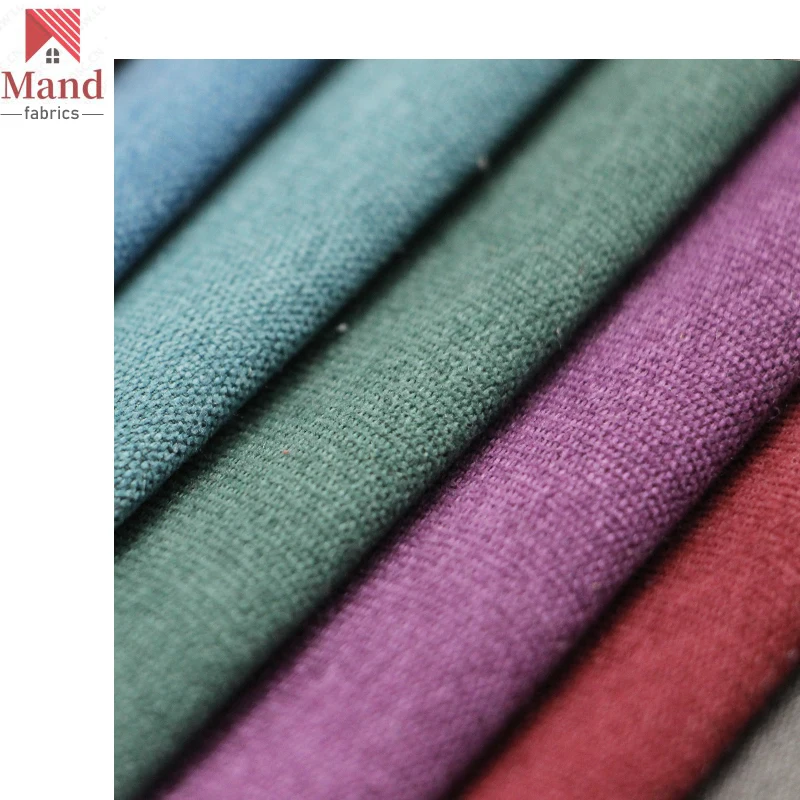 
Mand textile ready stock wholesale popular nordic best price polyester WP fabric material for upholstering sofas and chairs 