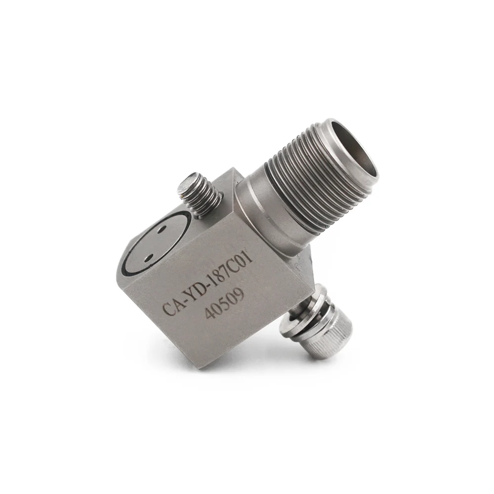 IEPE piezoelectric accelerometer  tilt angle transducer side output vibration sensor used for  rotating machinery monitoring