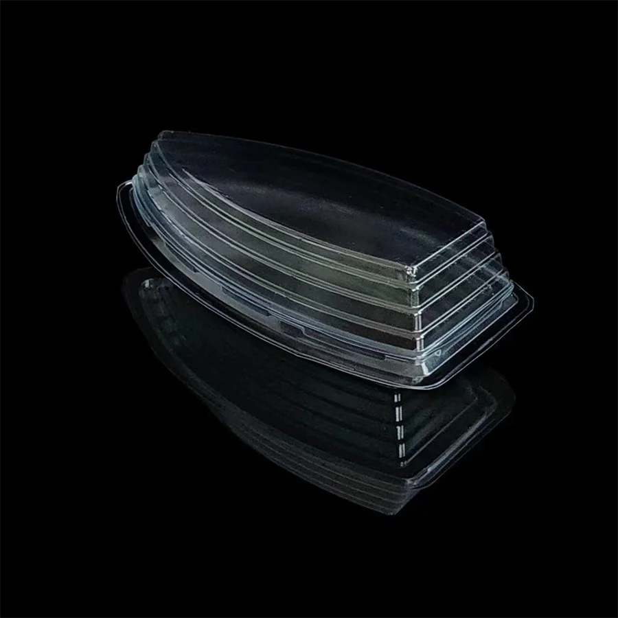 8 oz Clear Plastic Disposable Banana Split Boats /Perfect Size/ Great Party Dish