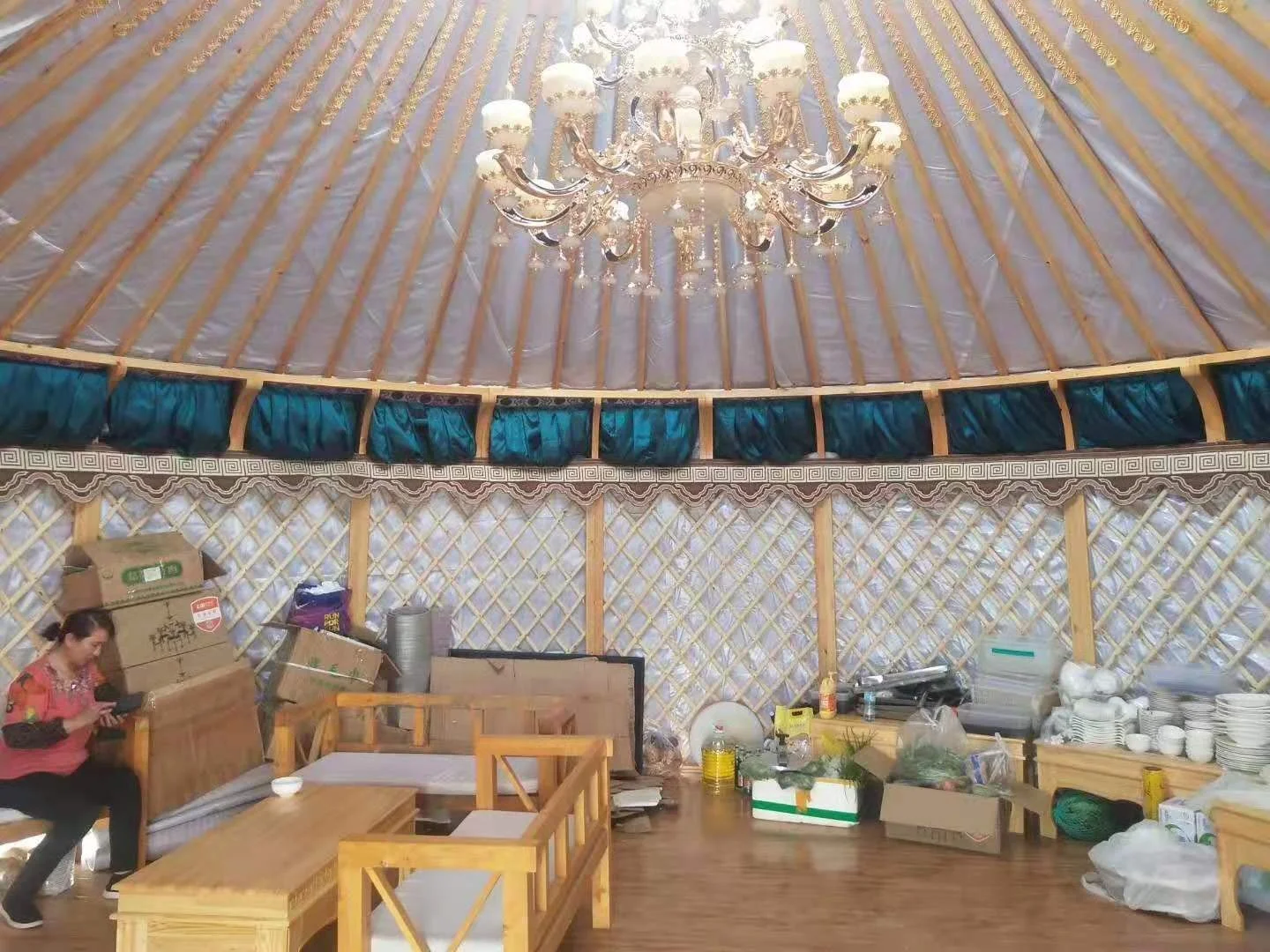 
Winter Tent Dome Tent Mongolian Yurts 