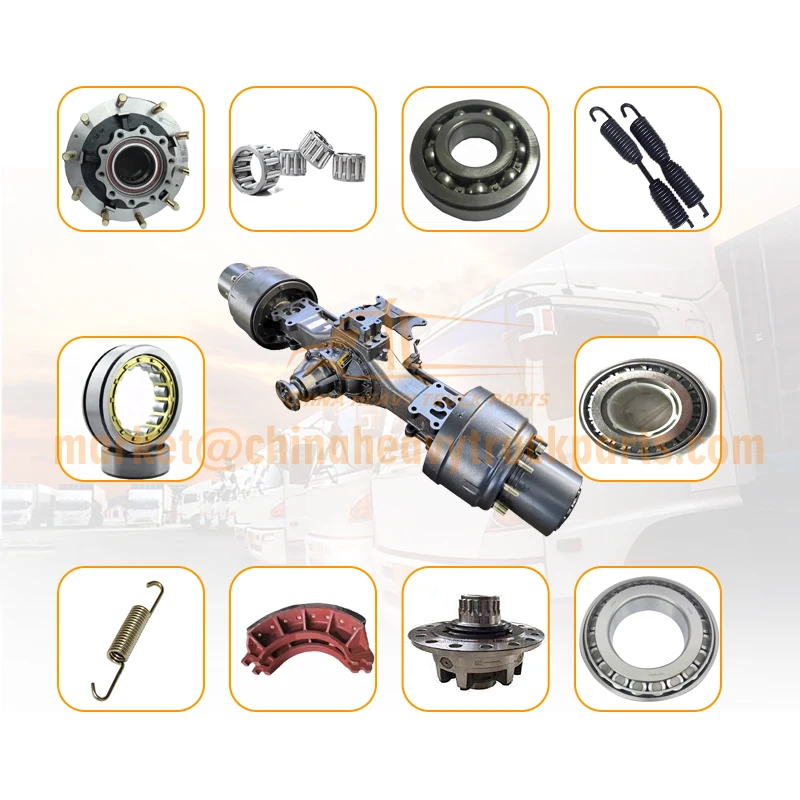 HOWO Truck HC 16 Front/Middle/Rear Axle Accessories 2nd Rear Axle Drive WG9231320913 Pinion and Crown Wheel